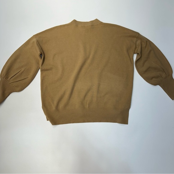 French Connection Women’s Long Puff Sleeve Knit Sweater Size Medium - Picture 4 of 7